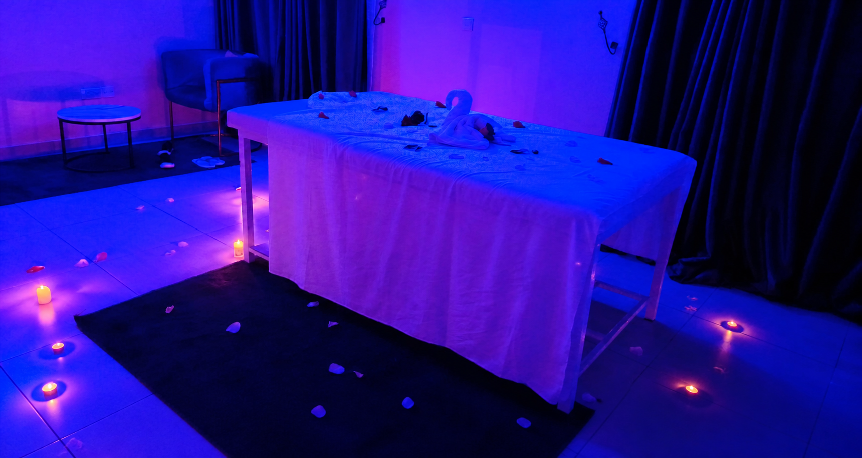 The serene atmosphere at Spa Lew